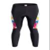 Uriah Women's Cycling Pants 3D Gel Padded Reflective Doodles Size XXL(CN) view 3