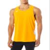 ASICS Team Sweep Singlet, Gold/White, 3X-Large view 1