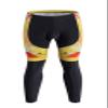 Uriah Women's Cycling Pants 3D Gel Padded Reflective Raibow Sky Size L(CN) view 3