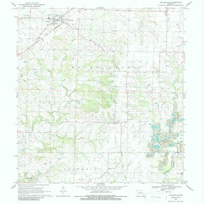 YellowMaps Hallsville MO topo map, 1:24000 Scale, 7.5 X 7.5 Minute, Historical, 1969, Updated 1986, 26.7 x 21.9 in - Tyvek