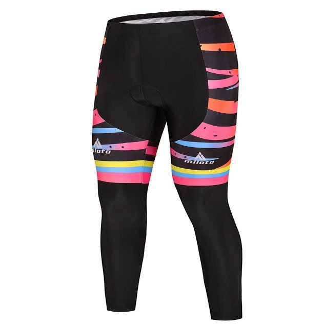 Uriah Women's Cycling Pants 3D Gel Padded Reflective Zebra Lines Size L(CN)
