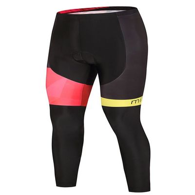 Uriah Women's Cycling Pants 3D Gel Padded Reflective Red Black Size XXL(CN)