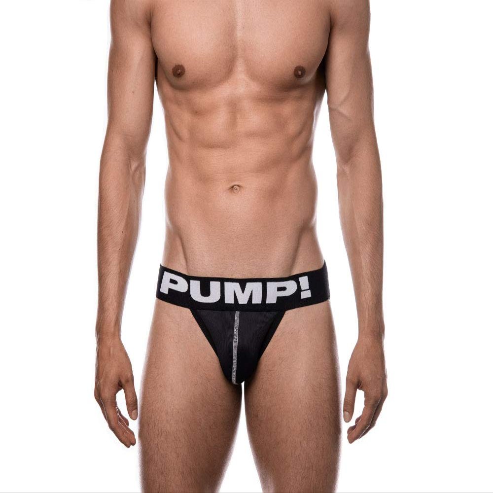 Pump! Black Jock - XL Men's Jockstrap Underwear|Athletic Support Jockstraps with Backless Design|Enhanced Lift| Comfortable Fit|Breathable Fabrics for Sports & Everyday Wear
