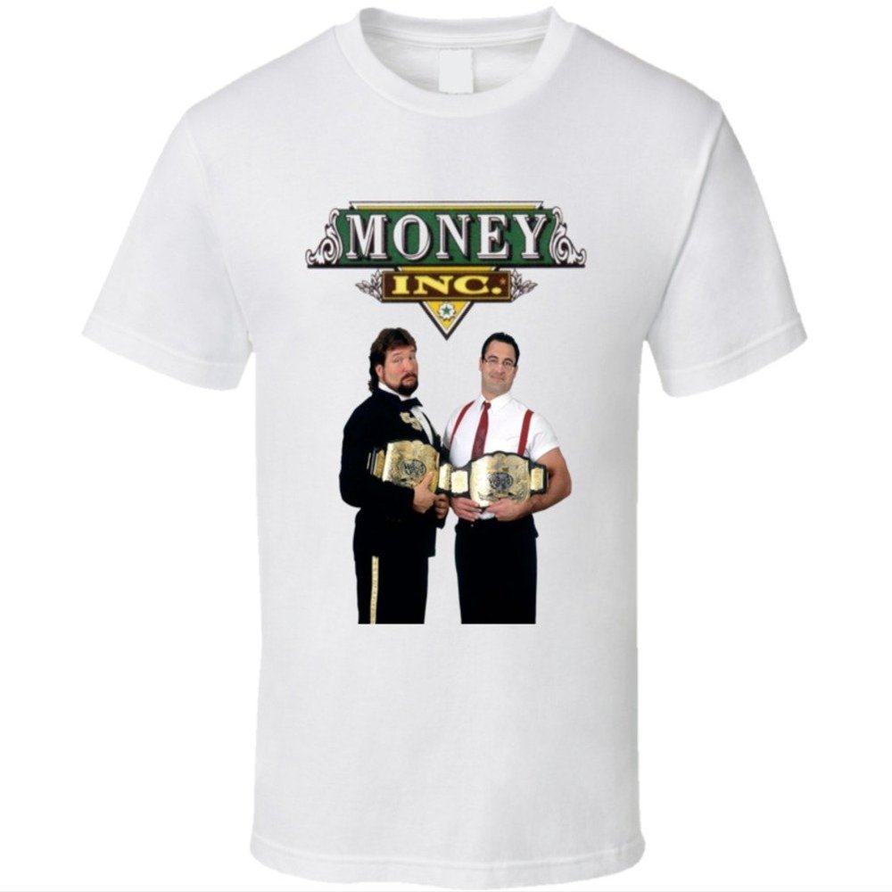 Money Inc. Million Dollar Man Irs Tag Team Wrestling T Shirt XL White