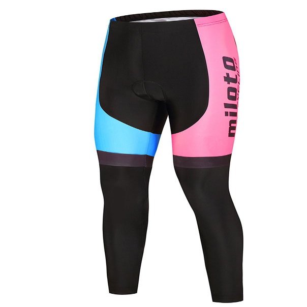 Uriah Women's Cycling Pants 3D Gel Padded Reflective Waves Pink Size XXL(CN)