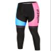 Uriah Women's Cycling Pants 3D Gel Padded Reflective Waves Pink Size XXL(CN) view 1