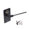 Hold Up Displays - in Barrel Wall Mount Pistol Holder - 30 Right Facing- Flat Wall (Five Pack) view 1