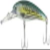 Rapala XR30MAG-LBU Minnow X-Wrap Magnum, 6.3 inches (16 cm), 2.5 oz (72 g), Leaving Bonito UV LBU Lure view 1