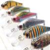 wLure Minnow Crankbait for Bass Fishing Bass Lure Jerkbait Fishing Lure (HM515KB, with Tackle Box) view 2