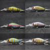 wLure Minnow Crankbait for Bass Fishing Bass Lure Jerkbait Fishing Lure (HM515KB, with Tackle Box) view 4