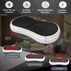 Hurtle Fitness Vibration Shaking Platform - Workout Machine Exercise Equipment for Home Vibration Plate Balance your Weight Workout Equipment Includes Remote Control, Balance Straps, Home Gym, White view 2