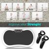 Hurtle Fitness Vibration Shaking Platform - Workout Machine Exercise Equipment for Home Vibration Plate Balance your Weight Workout Equipment Includes Remote Control, Balance Straps, Home Gym, White view 4