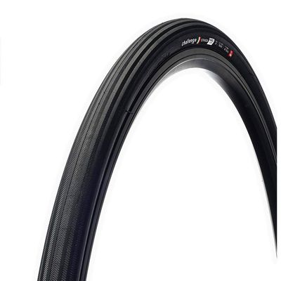 Challenge Strada Race Clincher Road Bike Tyre 120 TPI 25 Unisex Adult, Black