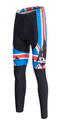 Uriah Men's Cycling Pants 3D Gel Padded Reflective England Style Size XXL(CN)
