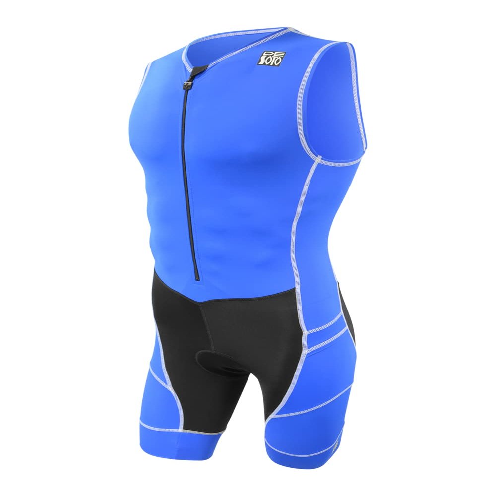 De Soto Mobius Sleeveless Trisuit - MTT (Royal, Large)