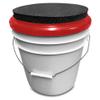 1" Comfy Padded Bucket Lid - Great For Outdoors, and Sports Products - Proudly Made In The USA (Red) view 2
