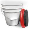 1" Comfy Padded Bucket Lid - Great For Outdoors, and Sports Products - Proudly Made In The USA (Red) view 3