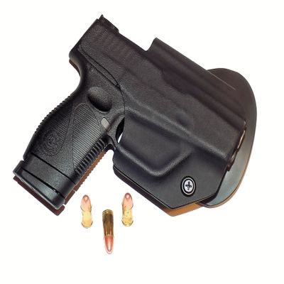 Aggressive Concealment PTOWBBK-RH OWB Kydex Paddle Holster Taurus PT709/740