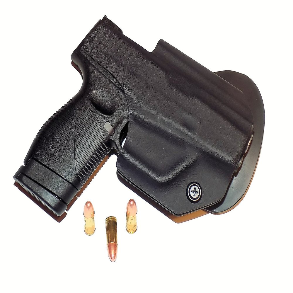 Aggressive Concealment PTOWBBK-RH OWB Kydex Paddle Holster Taurus PT709/740