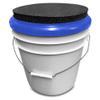 1" Comfy Padded Bucket Lid - Great For Outdoors, and Sports - High Quality Products - Proudly Made In The USA (Blue) view 2