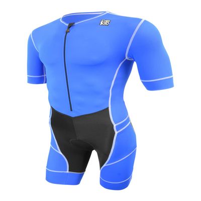 De Soto Mobius Short Sleeve Trisuit - MTTS - (Royal, Small)
