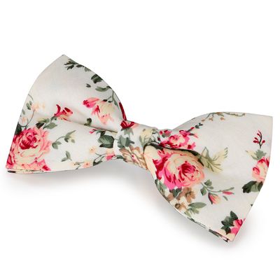 SKEPO Fashion Mens Flower Pattern Adjustable Neck Floral Bowtie Bow Tie, for Wedding, Anniversary, Christmas