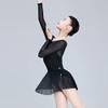 117141004 Women Mesh Long sleeve Ballet Dance Gymnastics Leotards For Girls view 4