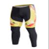 Uriah Men's Cycling Pants 3D Gel Padded Reflective Rainbow City Size L(CN) view 1