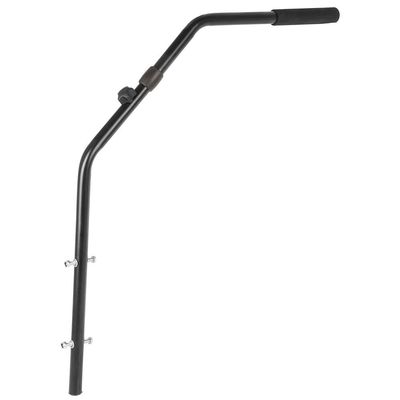 M-Wave Unisex  Adult's HD Hand Drawbar Trailer FOLD with Foam Handle, Coupling mountable, Black