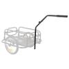 M-Wave Unisex  Adult's HD Hand Drawbar Trailer FOLD with Foam Handle, Coupling mountable, Black view 2