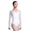 117141004 Women Mesh Long sleeve Ballet Dance Gymnastics Leotards For Girls view 1
