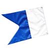 Dovewill Alpha Flag with Metal Grommets 20" x 14" (50 x 35 cm), White & Blue Scuba Dive Boat Flag view 4