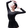 117141004 Adult Mesh Long Sleeve Dance Gymnastics Ballet Leotards For Girls Women view 2