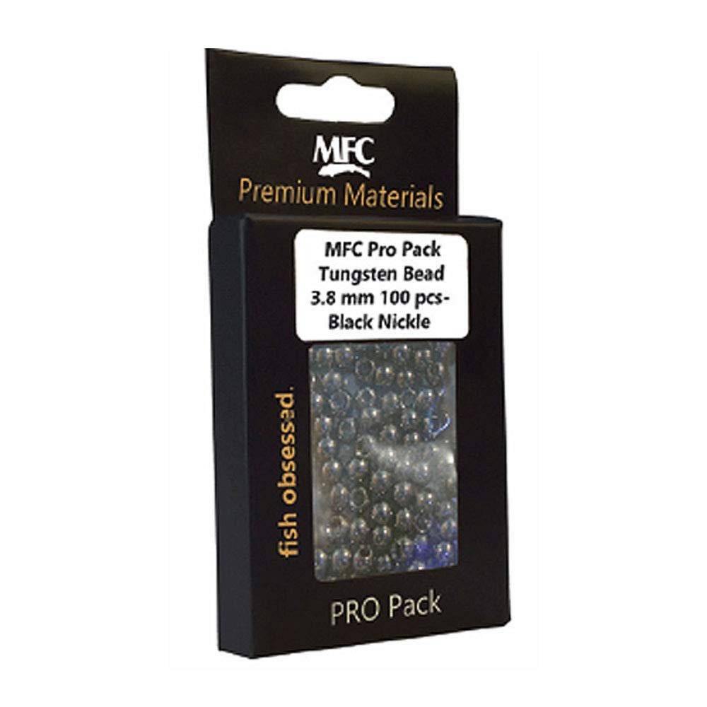 Montana Fly Company Pro Pack Tungsten Bead - 2.0mm - 100 pcs - Black Nickle
