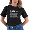 Go All Out XXXXX-Large Black Adult Definition of Dad Funny Father's Day T-Shirt view 2