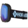 Horvath Adult Ski Goggles Snowboard Snowmobile 100% UV Protective Anti-Fog Scratch Resistant Double Layer Color Optimized ZEISS Lens (Matte Black Frame Blue Lens) view 2