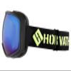 Horvath Adult Ski Goggles Snowboard Snowmobile 100% UV Protective Anti-Fog Scratch Resistant Double Layer Color Optimized ZEISS Lens (Black Frame Blue Lens) view 2