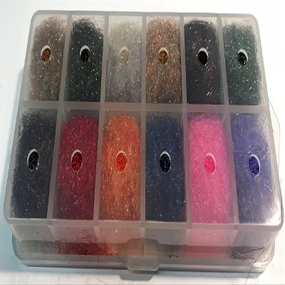 Hareline Spirit River UV2 Diamond Bright Fly Tying Dubbing Dispenser