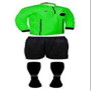 New! 2018 Pro Soccer Referee Package Full Sleeve (3 Piece) (Green, AS (Chest 36-38"))