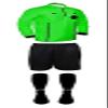 New! 2018 Pro Soccer Referee Package Full Sleeve (3 Piece) (Green, AS (Chest 36-38")) view 1