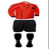 New! 2018 Pro Soccer Referee Package Full Sleeve (3 Piece) (Red, AXXL (Chest 52-54")) view 1