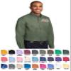 Custom Long Sleeve Button Up Shirts for Men - Add Your Text - Personalized Embroidery Button Down Easy Care Shirts Clover Green, X-Small view 4