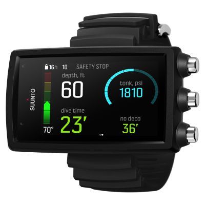 SUUNTO Eon Core Wrist Computer with USB, Compact Dive Computer with Brightness Screen, Easy to Read in Darkness Underwater, Long Battery Life, Black