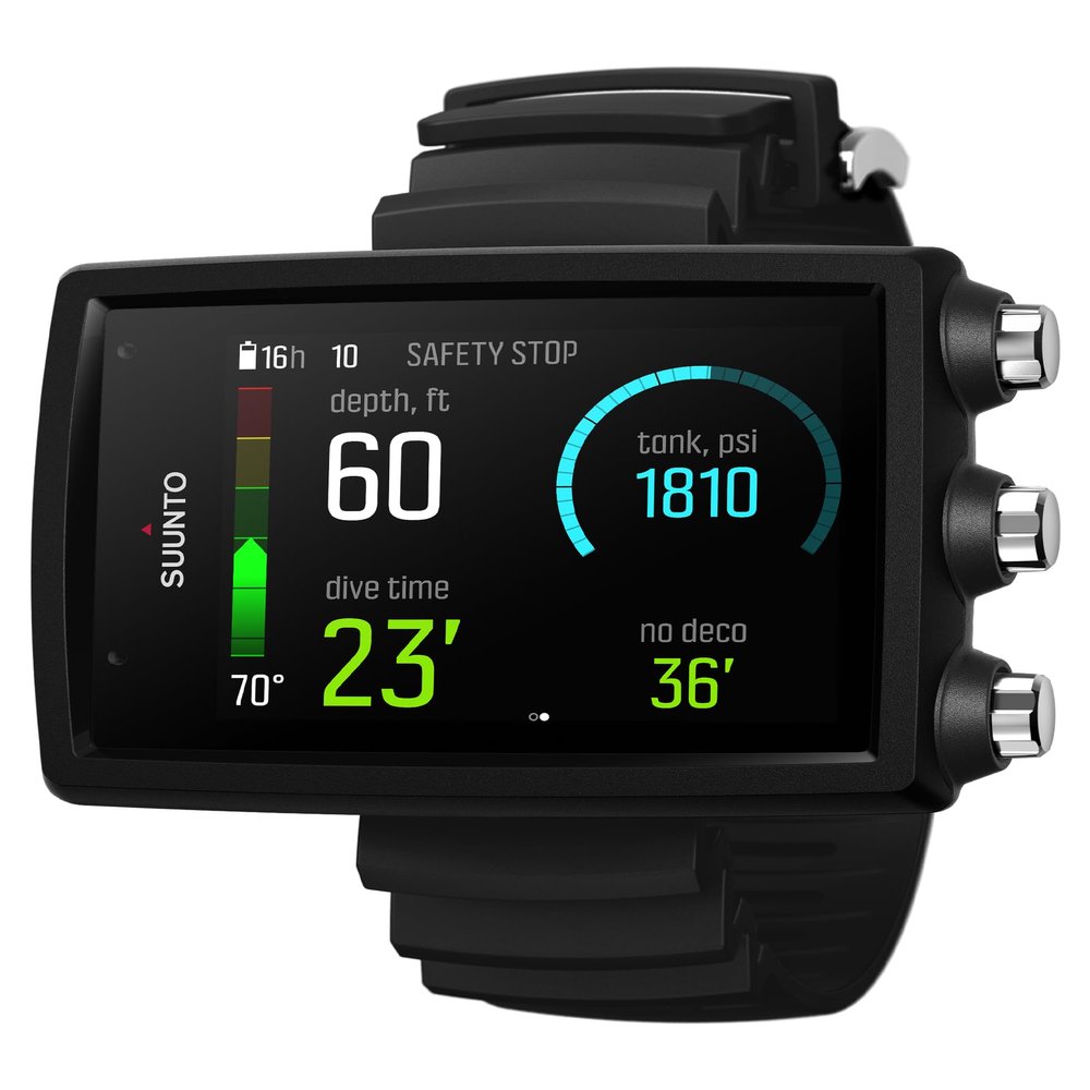 SUUNTO Eon Core Wrist Computer with USB, Compact Dive Computer with Brightness Screen, Easy to Read in Darkness Underwater, Long Battery Life, Black