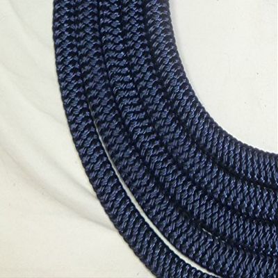 Big Sky Tack and Snacks Horse Lead Rope Lead Line - 9/16" Polyester Rope Yacht Rope Navy 10'