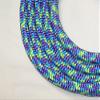 Big Sky Tack and Snacks Horse Lead Rope Lead Line - 9/16" Polyester Rope Yacht Rope Blue Lime Purple 10' view 1
