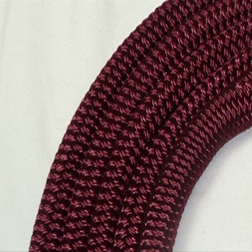 Big Sky Tack and Snacks Horse Lead Rope Lead Line - 9/16" Polyester Rope Yacht Rope Burgundy 10'
