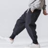 LifeHe Men Linen Drop Crotch Wide Leg Baggy Harem Pants (Blue, L) view 3