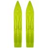 Pair of Manta Green Slydog Powder Hound 8" Snowmobile Skis