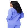 Sivvan Scrubs for Women - Front Snap Warm - Up Jacket - S8306 - Ceil Blue - XXS view 2